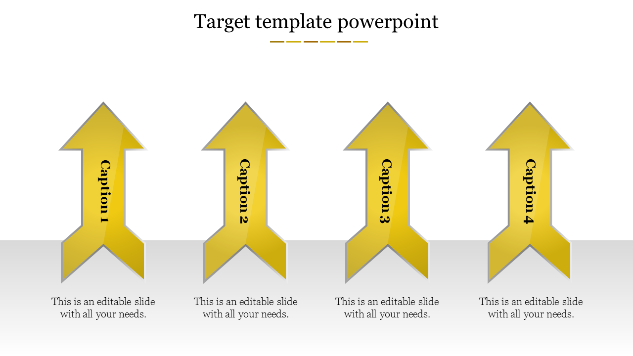 Free - Arrow Target Template PowerPoint and Google Slides Themes